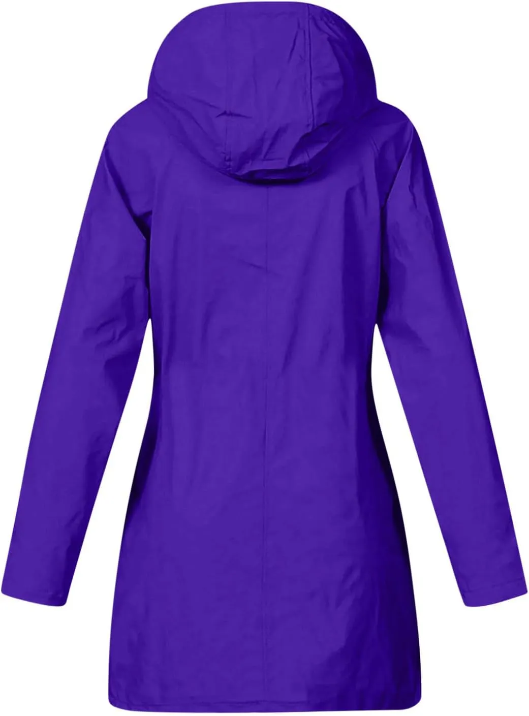 Womens Waterproof Rain Jacket with Hood Lightweight Rain Coats Outdoor Windbreaker Jackets Zip Up Windproof Coats