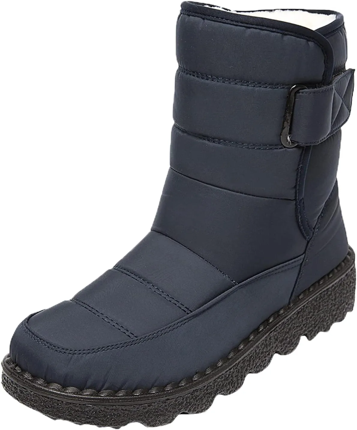 Womens Winter Boots Snow Boots for Women Waterproof Thick Bottom Waterproof Mid Calf Boots for Women Comfy Warm