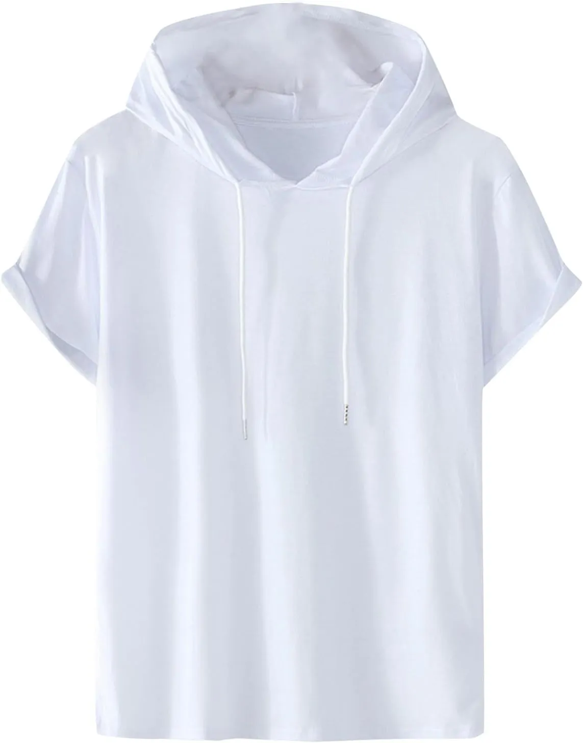 Ymosrh Men's Shirts Graphic Tees Short Sleeve Hooded T Shirts Lightweight Hoodie Pullover T Shirts Short, S-4XL